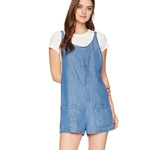 Bishop & Young Gracie cotton chambray denim romper